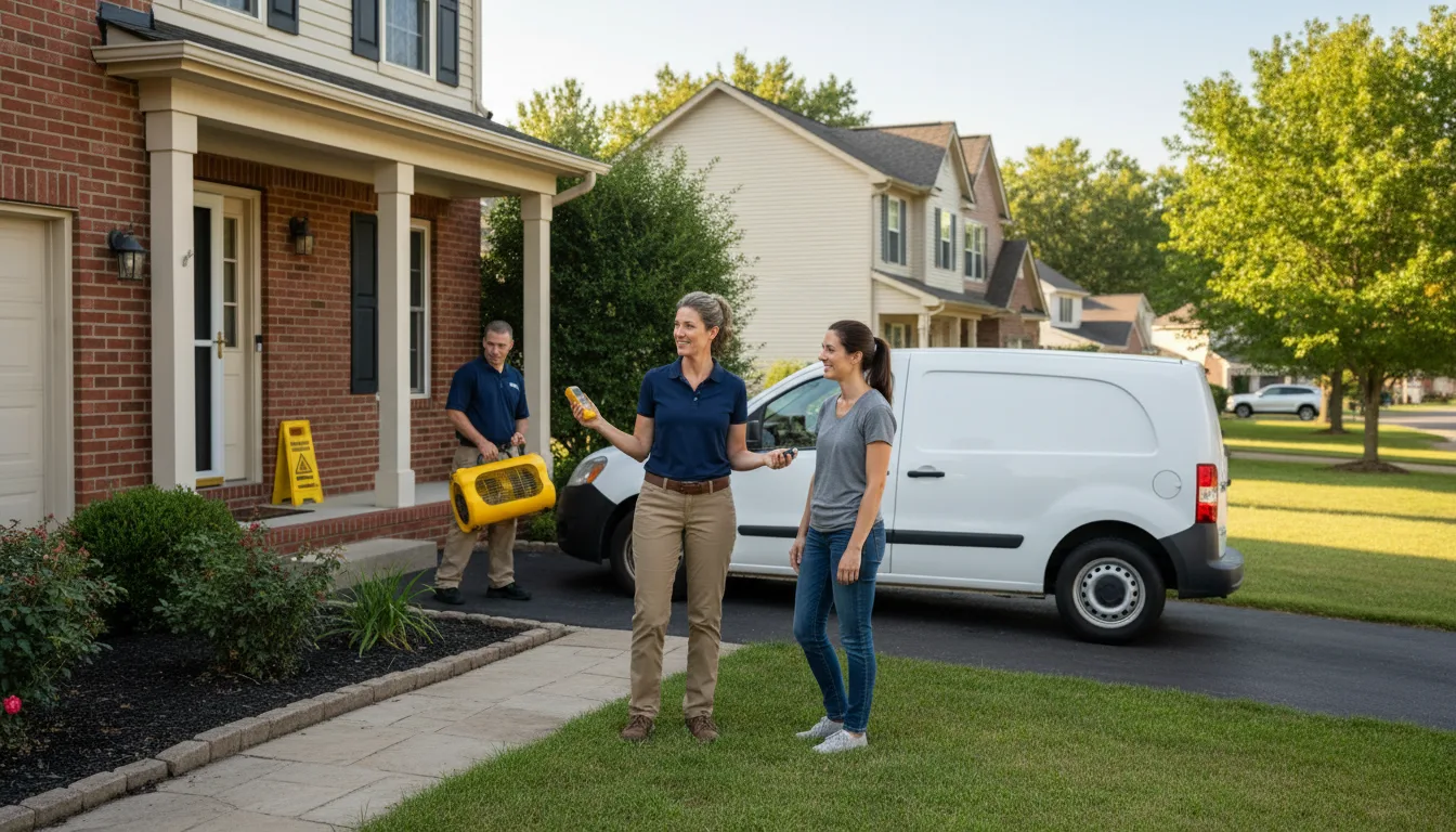 Water restoration image for Mildew Remediation in Lawrenceville, VA